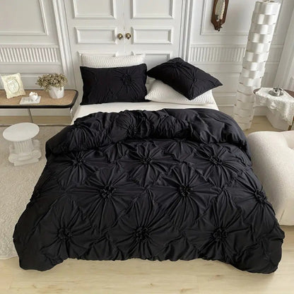 Ruffle Flowers Duvet Cover Set – Elegant Comfort For Stylish Bedrooms 2