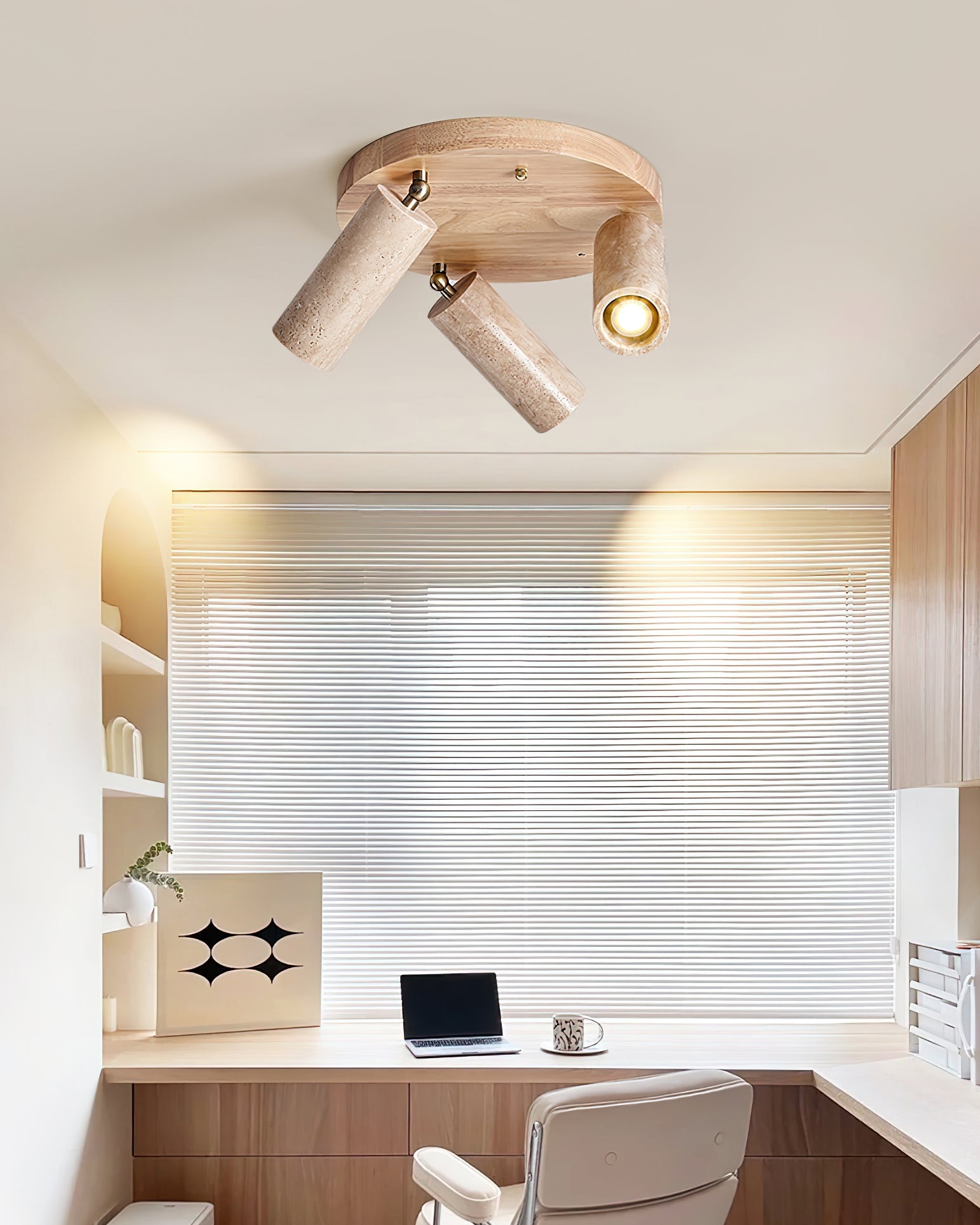 Sandia Ceiling Light Fixture – Sculptural Design with Earthy Appeal 6