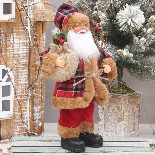 Santa Claus Doll With Gift Bag – Festive Decoration For Joyful Moments 1