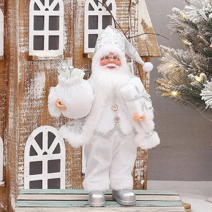 Santa Claus Doll With Gift Bag – Festive Decoration For Joyful Moments 10