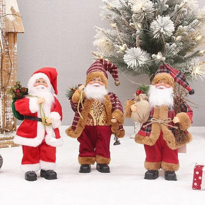 Santa Claus Doll With Gift Bag – Festive Decoration For Joyful Moments 3