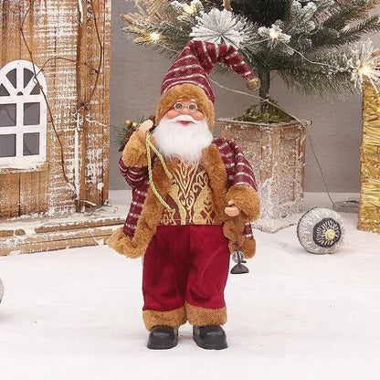 Santa Claus Doll With Gift Bag – Festive Decoration For Joyful Moments 5