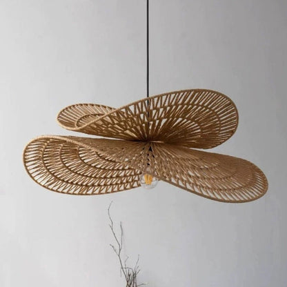 Sanur Double Layer Rattan Pendant Lamp – Handmade Lighting for Cozy Ambiance 2