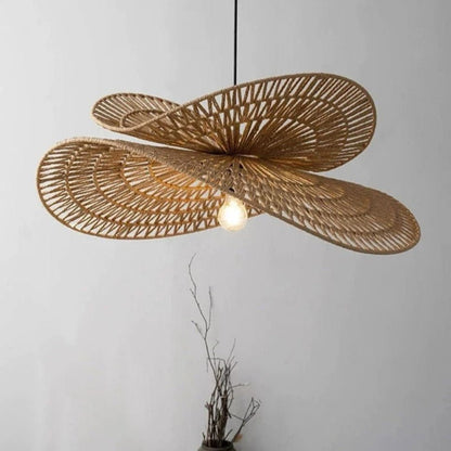 Sanur Double Layer Rattan Pendant Lamp – Handmade Lighting for Cozy Ambiance 8