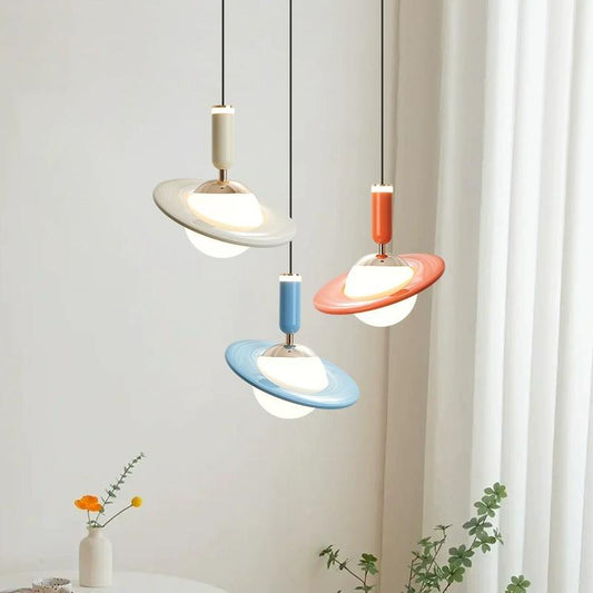 Saturn Bauhaus LED Pendant Lamp – Sleek Design with Warm Glow 1