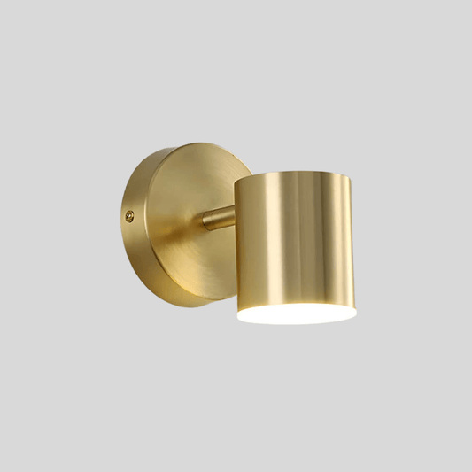 Scandinavian Copper LED Wall Sconce – Stylish Illumination for Modern Spaces 0