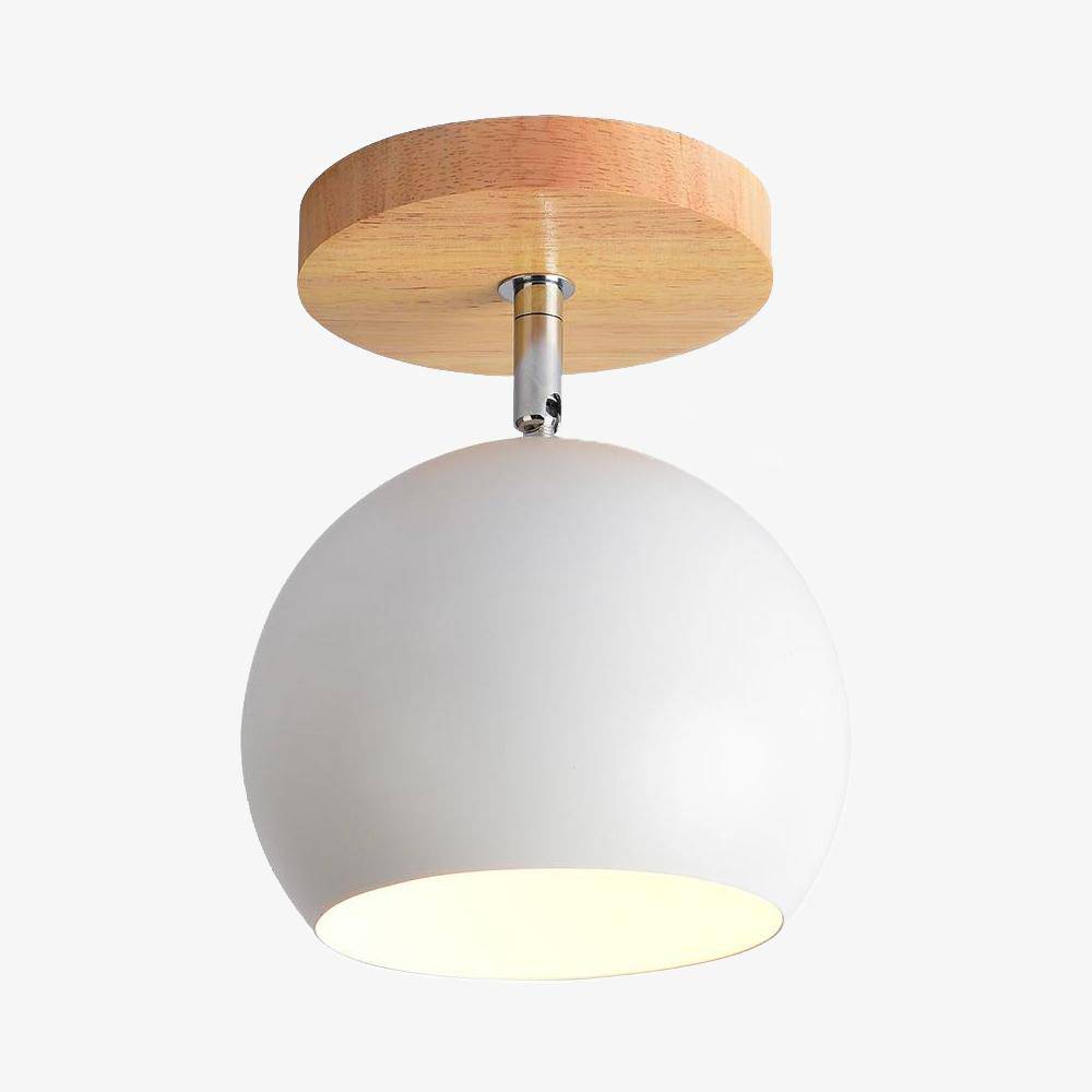 Scandinavian Wooden Ceiling Light Fixture – Elegant Design with Adjustable Glow 0