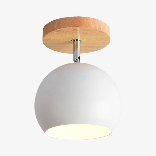 Scandinavian Wooden Ceiling Light Fixture – Elegant Design with Adjustable Glow 0