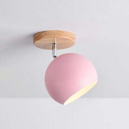 Scandinavian Wooden Ceiling Light Fixture – Elegant Design with Adjustable Glow 4