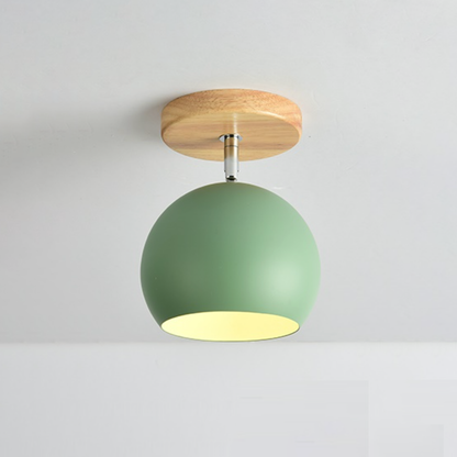 Scandinavian Wooden Ceiling Light Fixture – Elegant Design with Adjustable Glow 5