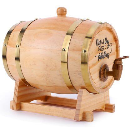 Schnapz Whiskey Barrel with Stand and Tap – Elegant Solution for Spirits Dispensing 5