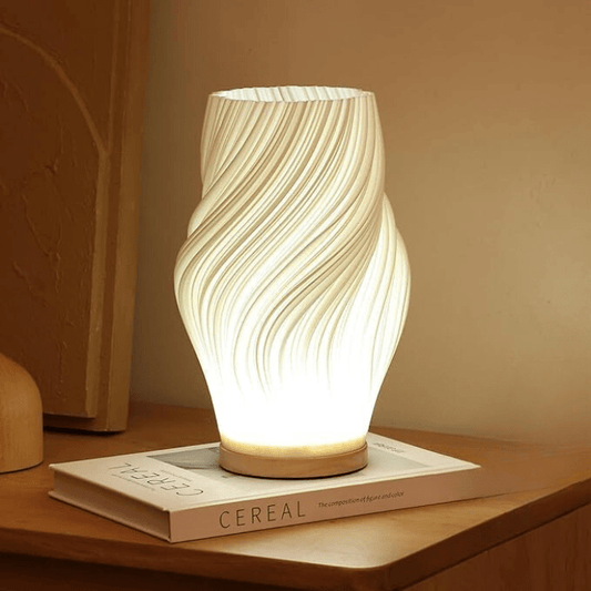 Serene Wavecrest Floor Lamp – Calming Ambiance with Elegant Design 0
