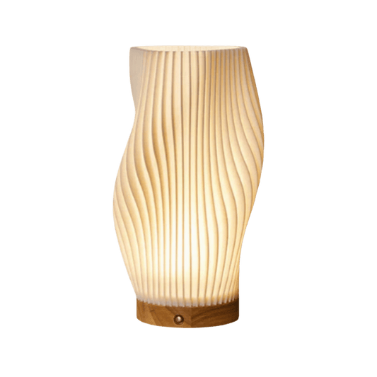 Serene Wavecrest Floor Lamp – Calming Ambiance with Elegant Design 1