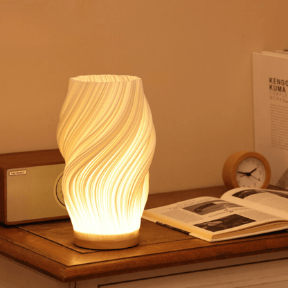 Serene Wavecrest Floor Lamp – Calming Ambiance with Elegant Design 3