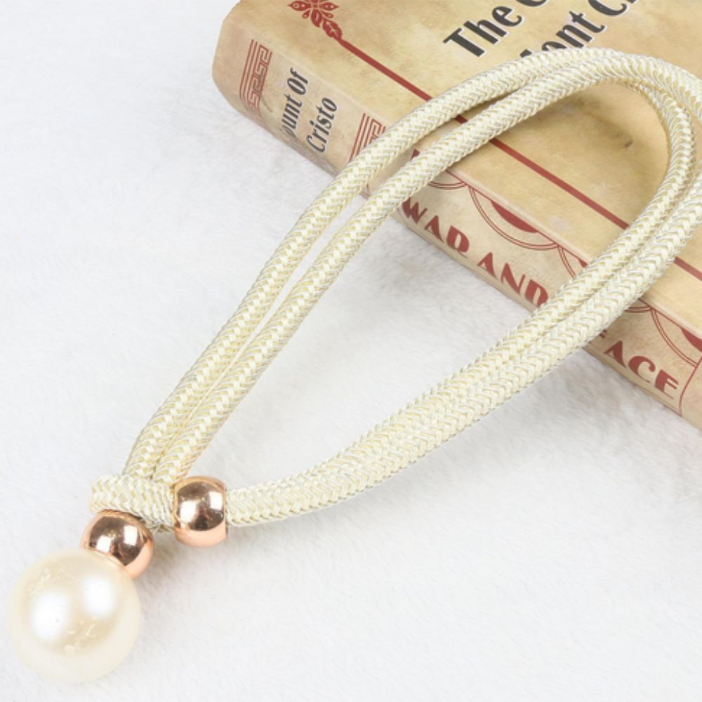 **Shiny Beaded Curtain Tieback Set** – Elegant Touch for Any Room 11
