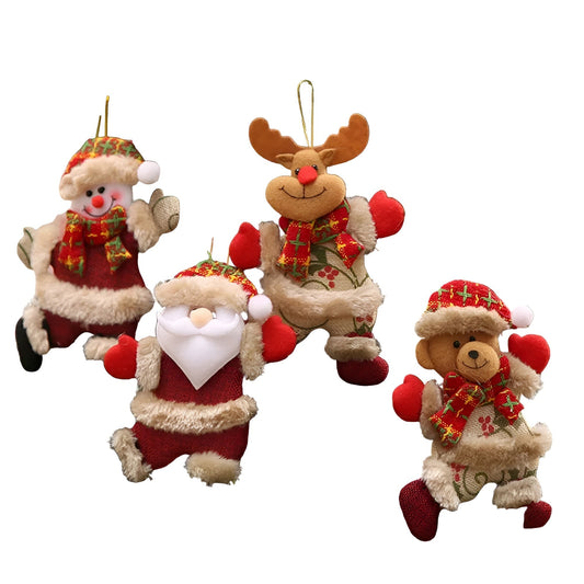 Shiny Christmas Baubles Set of 4 – Elevate Your Holiday Decor Elegantly 0