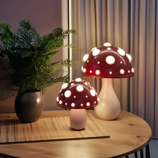Shrumlight Table Lamp Mushroom Design – Cozy Warm Glow for Your Space 1