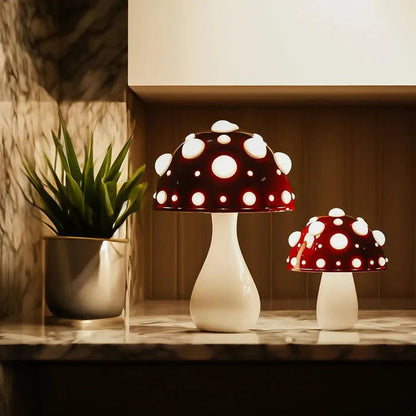 Shrumlight Table Lamp Mushroom Design – Cozy Warm Glow for Your Space 5