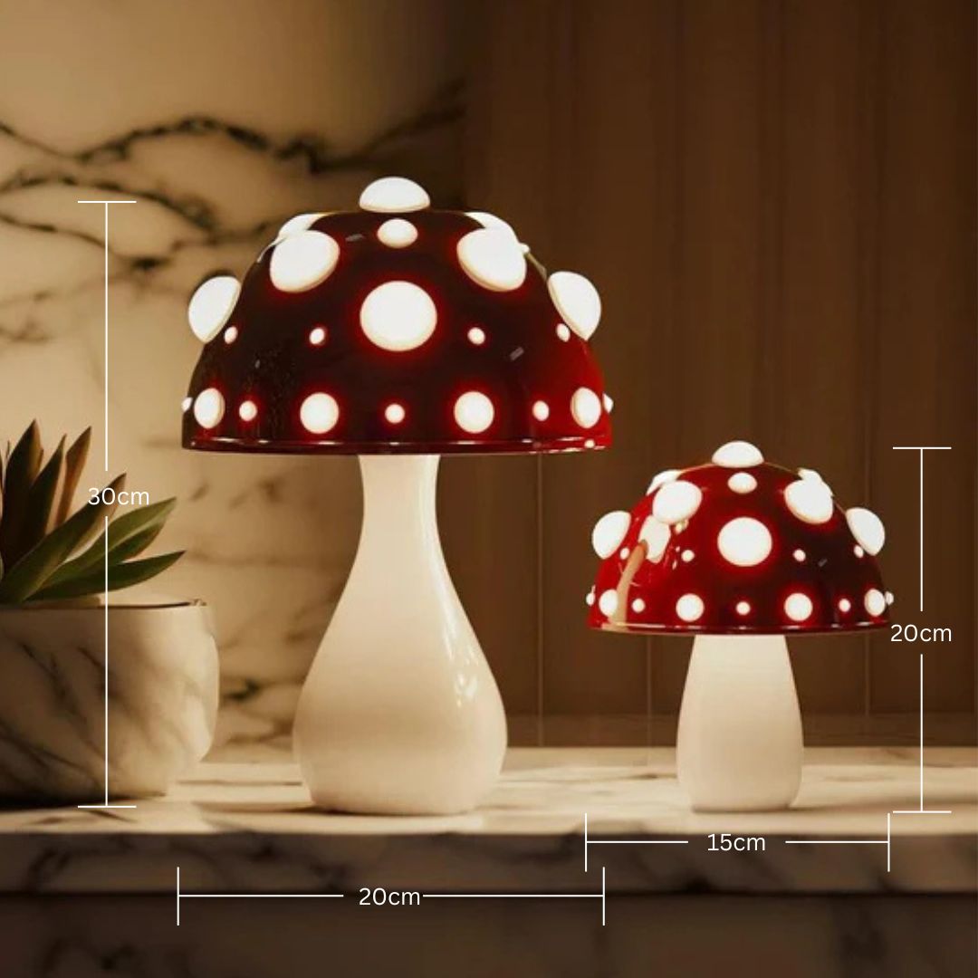 Shrumlight Table Lamp Mushroom Design – Cozy Warm Glow for Your Space 8
