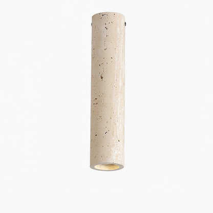 Shura Travertine Ceiling Lamp – Elegant Natural Stone Illumination 9