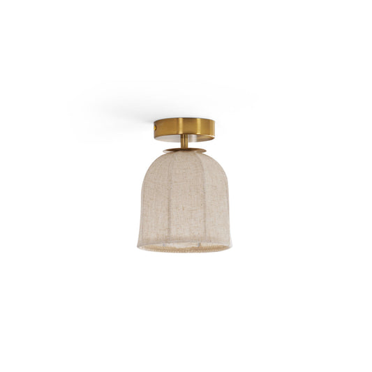 Sienna Linen Ceiling Lamp – Cozy Atmosphere with Elegant Glow 1