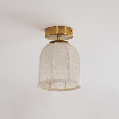 Sienna Linen Ceiling Lamp – Cozy Atmosphere with Elegant Glow 3