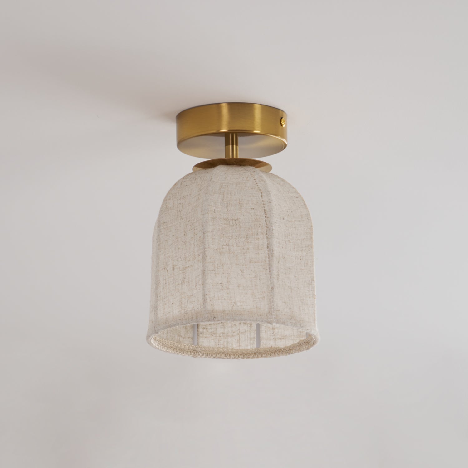Sienna Linen Ceiling Lamp – Cozy Atmosphere with Elegant Glow 5