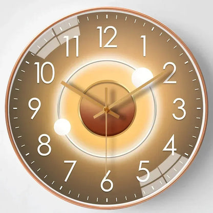 Silentime Black Wall Clock – Elegant Design for Tranquil Spaces 0
