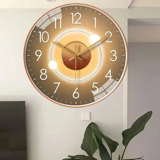 Silentime Black Wall Clock – Elegant Design for Tranquil Spaces 1