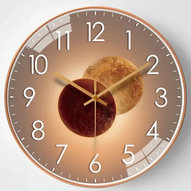 Silentime Black Wall Clock – Elegant Design for Tranquil Spaces 13