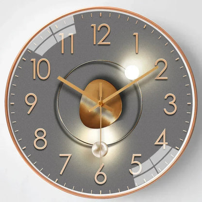 Silentime Black Wall Clock – Elegant Design for Tranquil Spaces 9