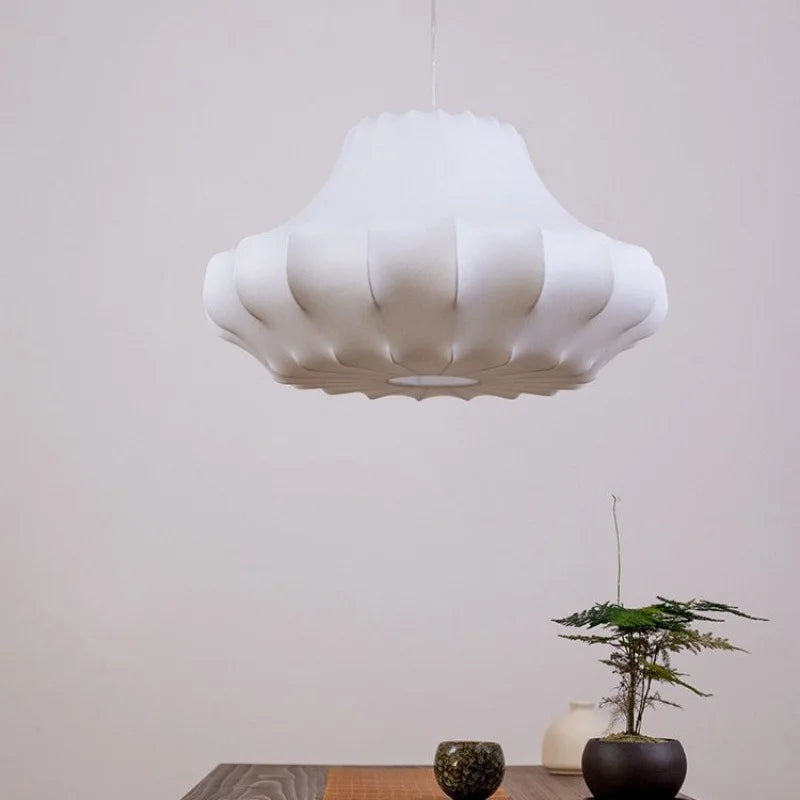 Silk Lamp Pendant Lights – Stylish Glow for Cozy Kitchens 1