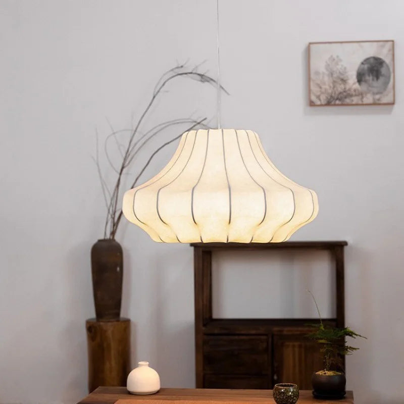 Silk Lamp Pendant Lights – Stylish Glow for Cozy Kitchens 2