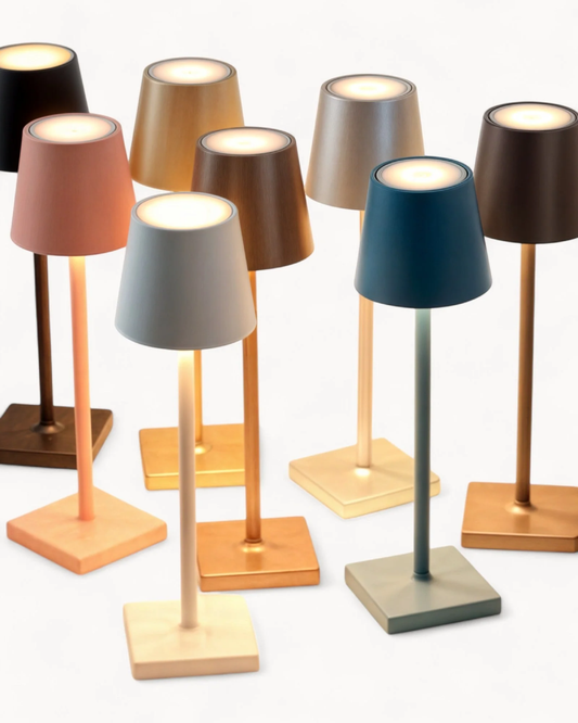 Slim Table Lamp Cone Shade – Elegant Design with Cozy Ambiance 1