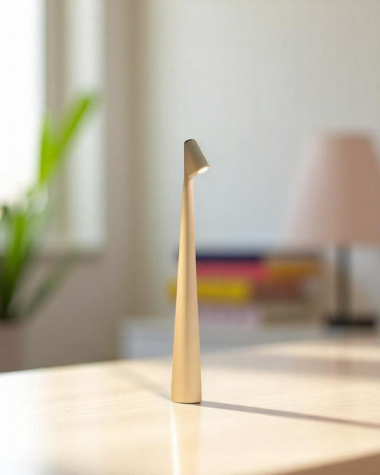 Slim Table Lamp Slanted Shade – Stylish Illumination for Any Space 1