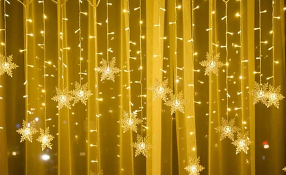 Snow 4M LED Snowflakes – Magical Winter Illumination for Any Occasion 12