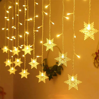 Snow 4M LED Snowflakes – Magical Winter Illumination for Any Occasion 6