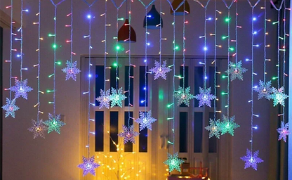 Snow 4M LED Snowflakes – Magical Winter Illumination for Any Occasion 9