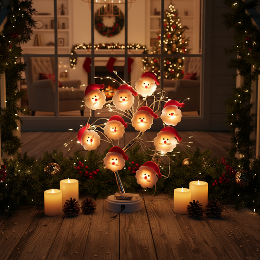 Snowman Fairy Lights – Enchanting Glow for Holiday Cheer 1