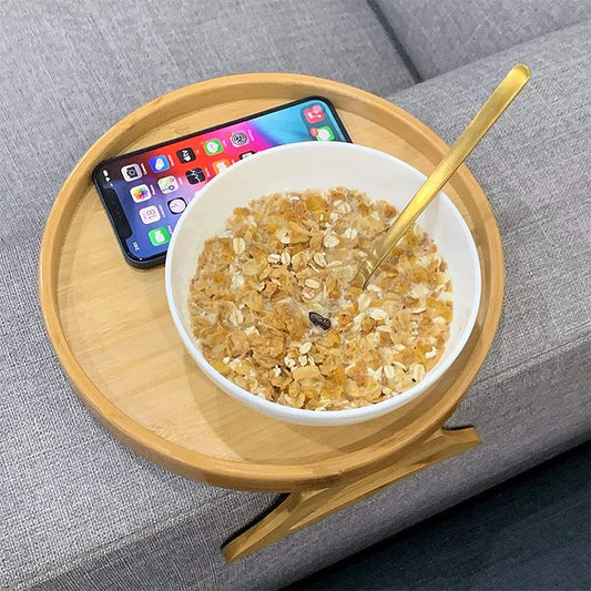 Sofa Tray Table – Effortless Snack Holder for Cozy Evenings 1