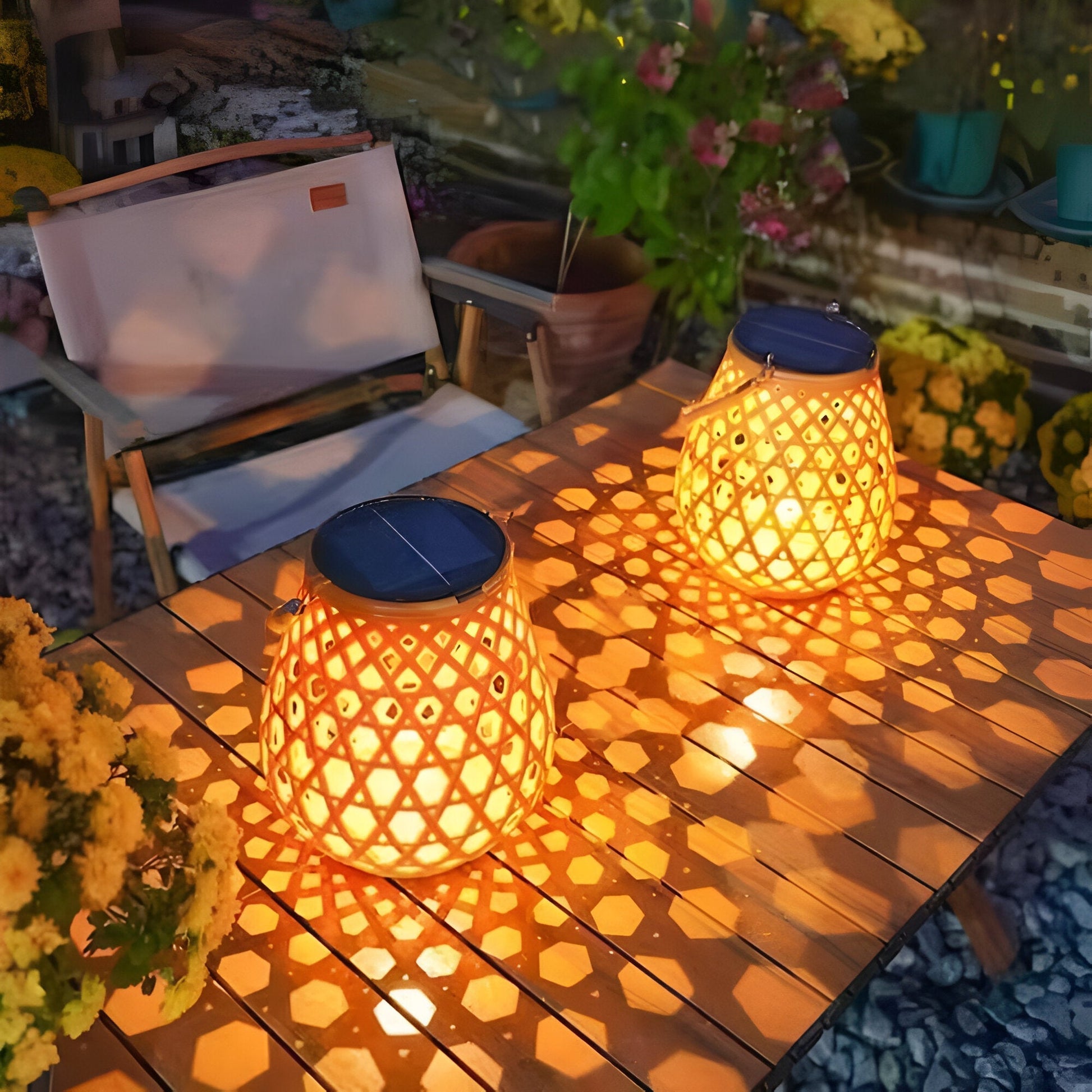 Solar Garden Lamp – Eco-Friendly Warm Glow for Outdoor Spaces 4