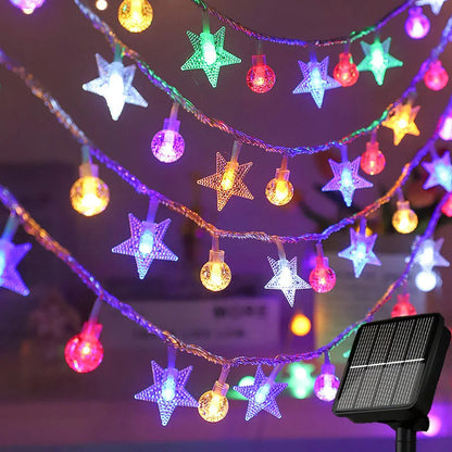 Solar Star Globe LED Fairy Lights – Magical Outdoor Ambiance for Every Occasion 2