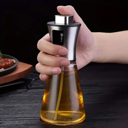 Stainless Steel Olive Oil Spray Bottle – Perfect Control for Healthy Cooking 0
