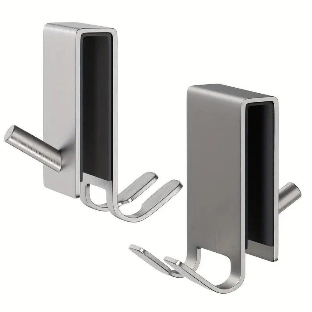 Stainless Steel Shower Door Hooks – Elegant And Functional Bathroom Storage 7
