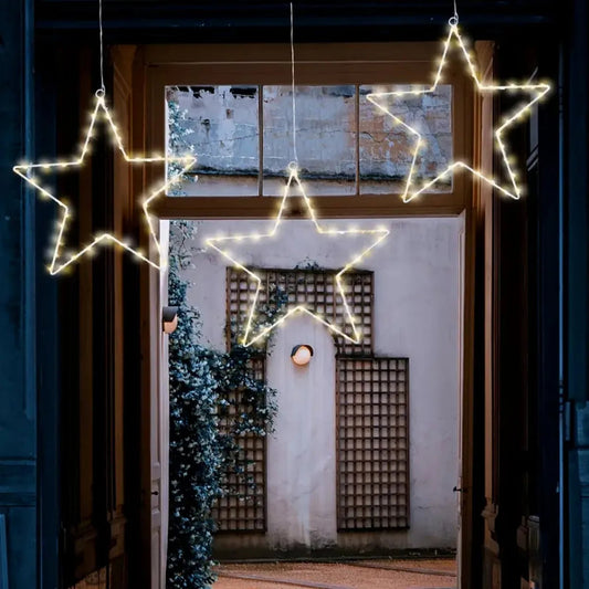 StellaLume Poinsettia Window Lights – Magical Holiday Glow for Festive Cheer 0
