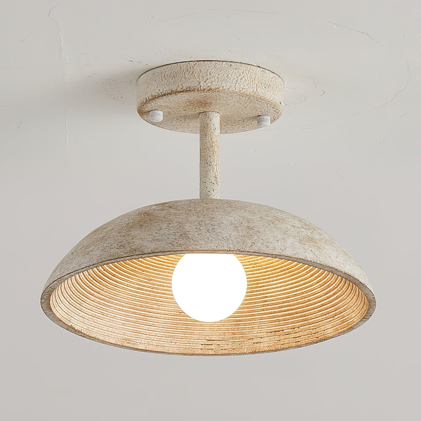 Stevie Ceiling Light Fixture – Rustic Design with Warm Glow 2
