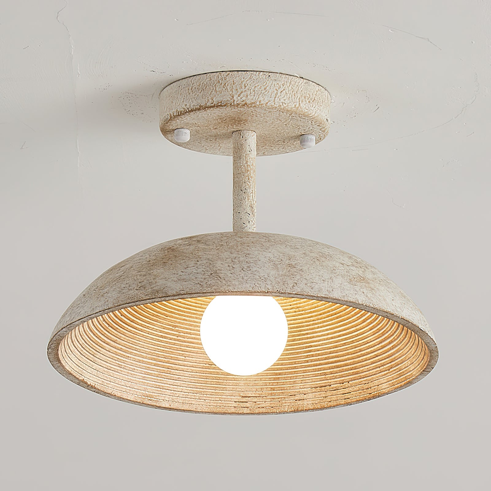 Stevie Ceiling Light Fixture – Rustic Design with Warm Glow 2