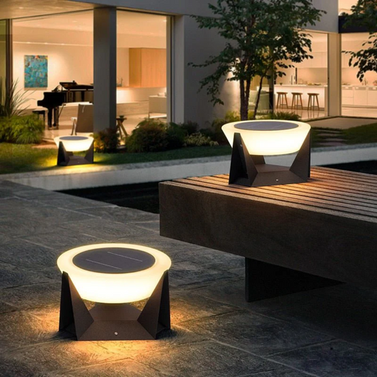 Stylish Solar Outdoor Lamp – Elegant Lighting for Patios 0