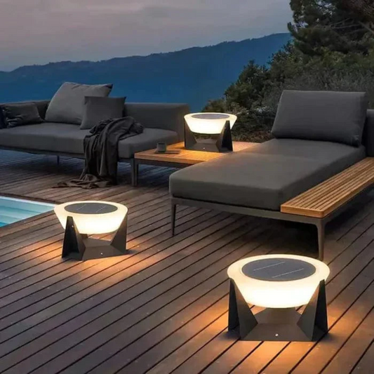 Stylish Solar Outdoor Lamp – Elegant Lighting for Patios 1