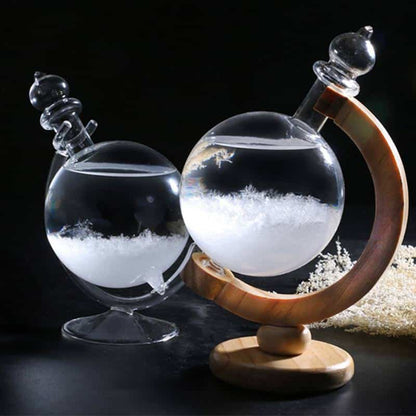 Stylish Storm Globe Weather Decor – Unique Home Accent for Accurate Forecasting 1